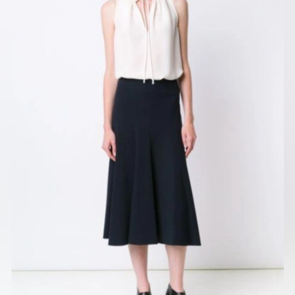 Derek Lam Moore Crepe Matte Jersey Skirt in Black Size 8